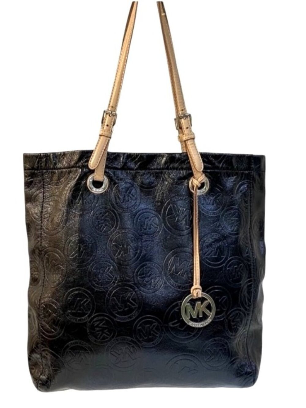 Michael Kors Jet Set Tote W/ Signature Logo